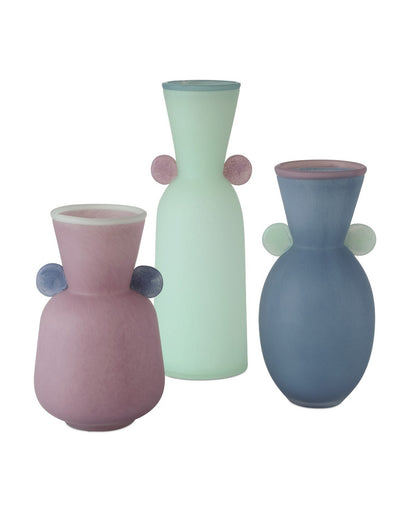 Vassily Vase Light Purple/Light Blue/Dark Blue