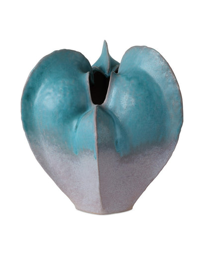 Free-Form Vase Blue/Dark Gray