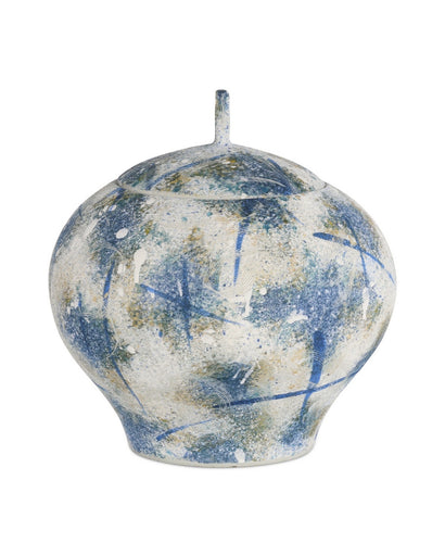 Jackson Vase Antique Blue/Off-White