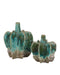 Currey and Company - 1200-1013 - Vase - Urbano - Turquoise/Brown