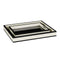 Currey and Company - 1200-1019 - Tray Set of 2 - Lacquer - Ivory/Black