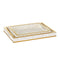 Currey and Company - 1200-1021 - Tray Set of 2 - Casey - Natural/Brass