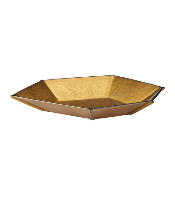 Currey and Company - 1200-1028 - Bowl - Merola - Antique Brass/Bronze