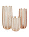 Currey and Company - 1200-1031 - Vase - Merletto - Blush/Clear
