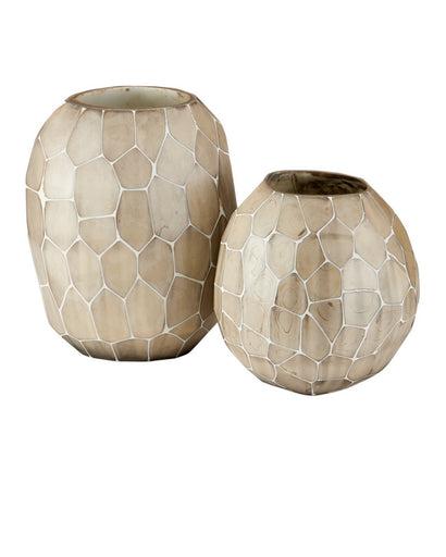 Runnell Vase White/Beige/Antique