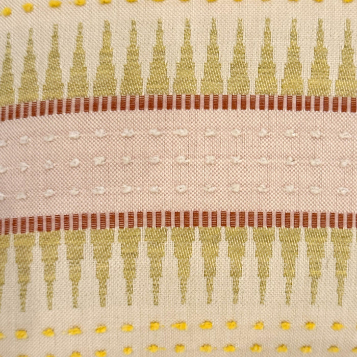 Uttermost - 64093 - Outdoor Pillow - Backgammon - Yellow And Coral