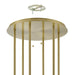 Thesis - 206927A - Six Light Chandelier - Bryony - Brushed Gold
