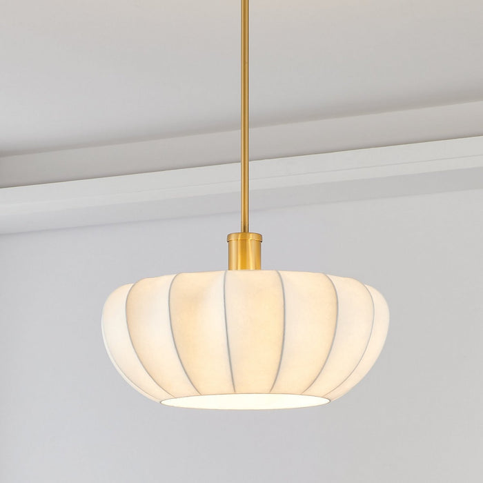 Thesis - 206928A - Four Light Convertible Pendant - Bryony - Brushed Gold