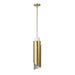 Thesis - 206929A - One Light Pendant - Enzio - Brushed Gold, Matte White