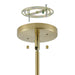 Thesis - 206935A - Eight Light Chandelier - Florian - Brushed Gold, Clear