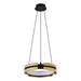 Thesis - 206939A - LED Pendant - Grazia - Matte Black/Brushed Gold