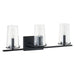 Thesis - 206956A - Three Light Vanity - Jared - Matte Black