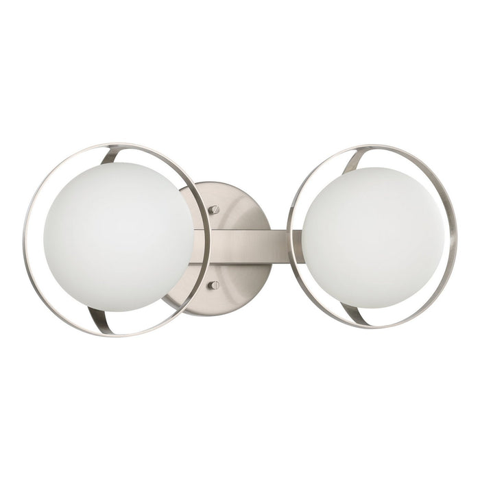Thesis - 206972A - Two Light Vanity - Parker - Brushed Nickel