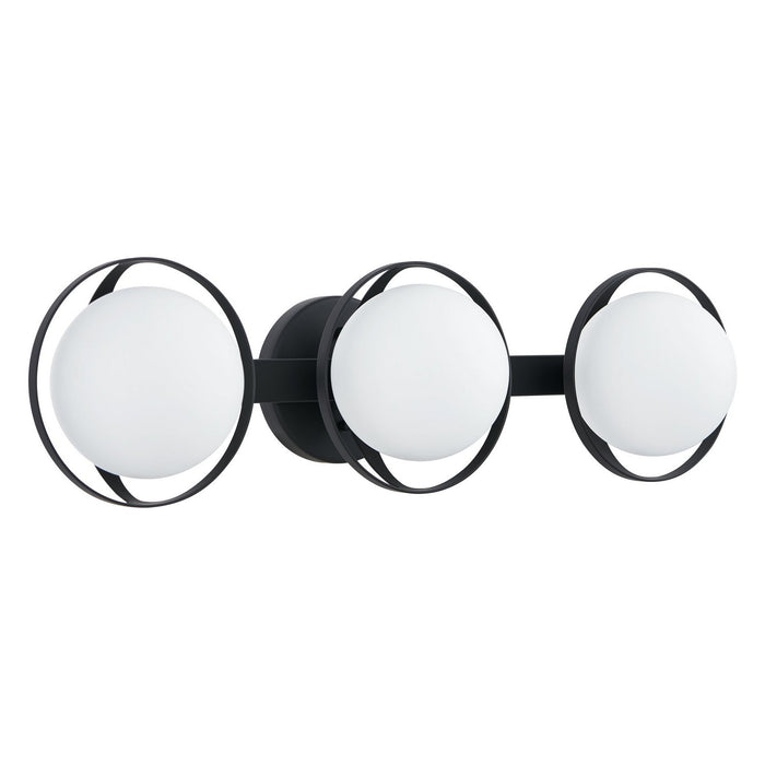 Thesis - 206973A - Three Light Vanity - Parker - Matte Black