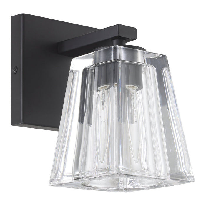 Thesis - 206979A - One Light Wall Sconce - Valentin - Matte Black