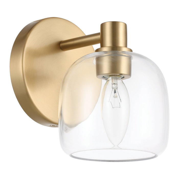 Thesis - 206998A - One Light Wall Sconce - Valentina - Champagne Gold, Clear
