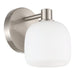 Thesis - 207002A - One Light Wall Sconce - Valentina - Brushed Nickel, Etched Opal