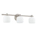 Thesis - 207015A - Three Light Vanity - Valentina - Brushed Nickel, Etched Opal