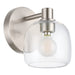 Thesis - 207001A - One Light Wall Sconce - Valentina - Brushed Nickel, Clear