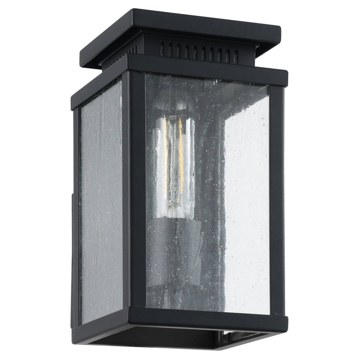 Thesis - 207049A - One Light Exterior Wall Sconce - Overton - Matte Black