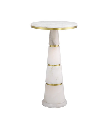 Eleanora Drinks Table Natural/Natural Brass