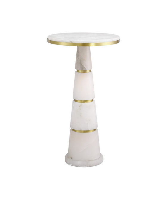 Currey and Company - 3000-0320 - Drinks Table - Eleanora - Natural/Natural Brass