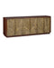 Currey and Company - 3000-0324 - Credenza - Jardin - Walnut/Antique Brass