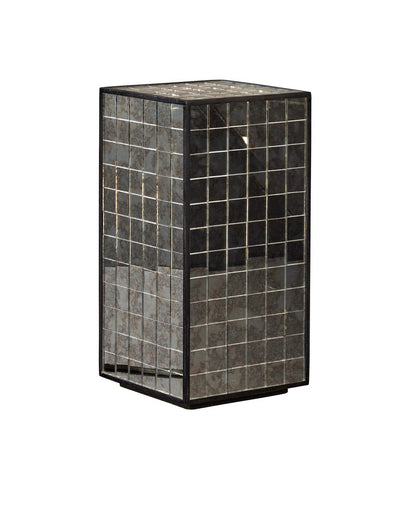 Mosaico Pedestal Ebony/Antique Mirror