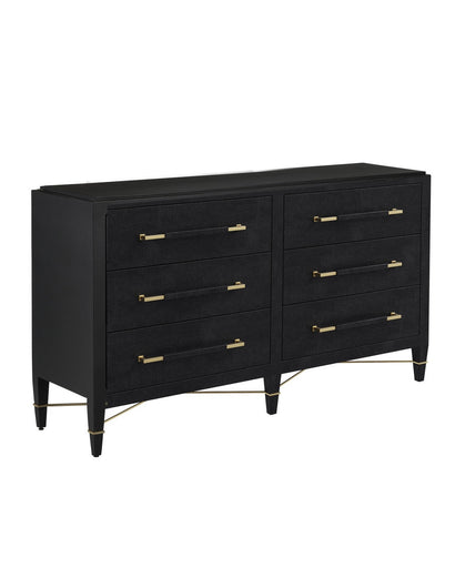 Verona Chest Black/Natural/Champagne/Silver