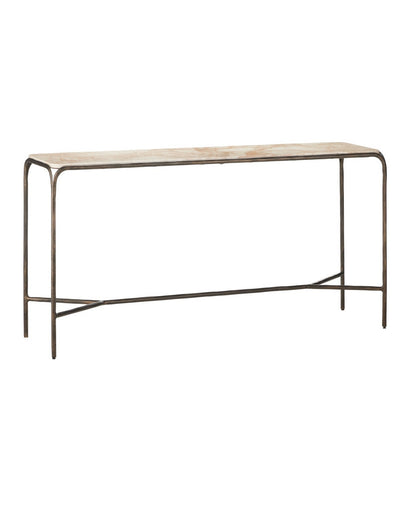 Crema Console Table Natural/Bronze
