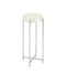 Currey and Company - 4000-0224 - Drinks Table - Gerri Dot - Natural/Polished Nickel