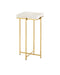 Currey and Company - 4000-0225 - Accent Table - Casey - Natural/Brass