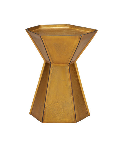 Merola Accent Table Antique Brass/Bronze