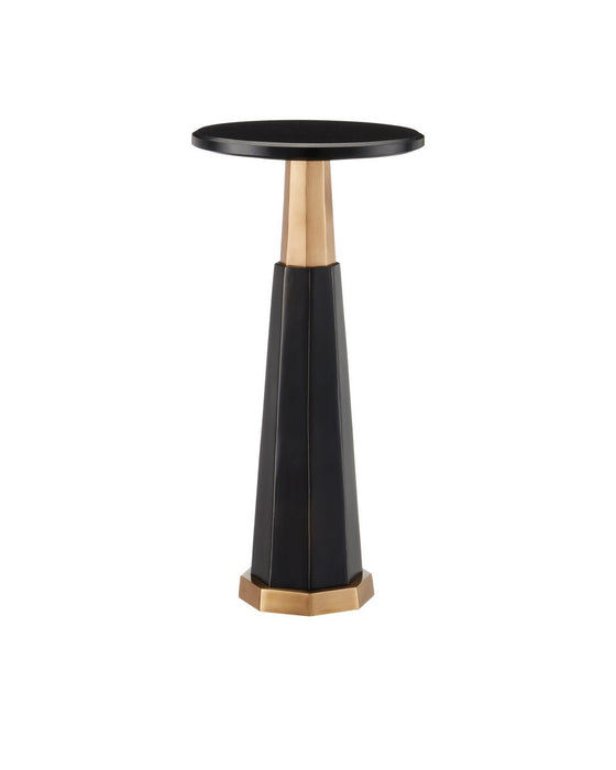 Currey and Company - 4000-0234 - Drinks Table - Gieves - Black/Bronze/Antique Brass