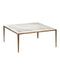 Currey and Company - 4000-0237 - Cocktail Table - Oblique - Natural/Antique Brass