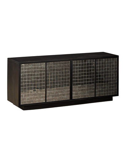 Mosaico Credenza Ebony/Antique Mirror