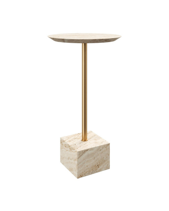 Currey and Company - 4000-0240 - Drinks Table - Prado - Natural/Polished Brass