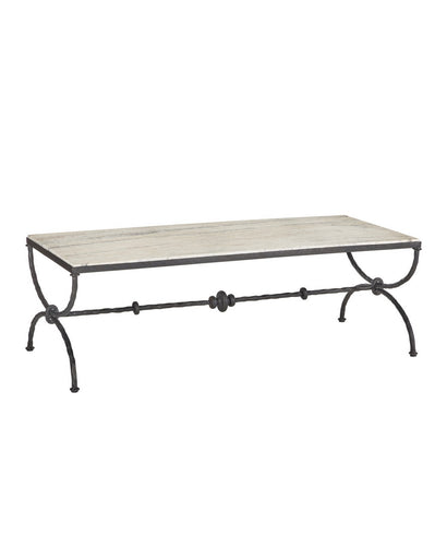 Agora Cocktail Table Natural/Rustic Bronze
