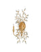 Currey and Company - 5000-0275 - Two Light Wall Sconce - Forget-Me-Not - Clear/Chinois Gold Leaf