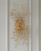Currey and Company - 5000-0275 - Two Light Wall Sconce - Forget-Me-Not - Clear/Chinois Gold Leaf