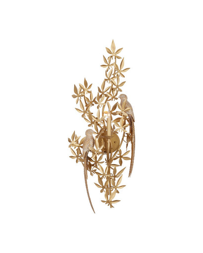 Aviary One Light Wall Sconce Swedish Gold