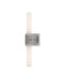 Currey and Company - 5800-0070 - Two Light Wall Sconce - Brietta - Opaque White/Polished Nickel