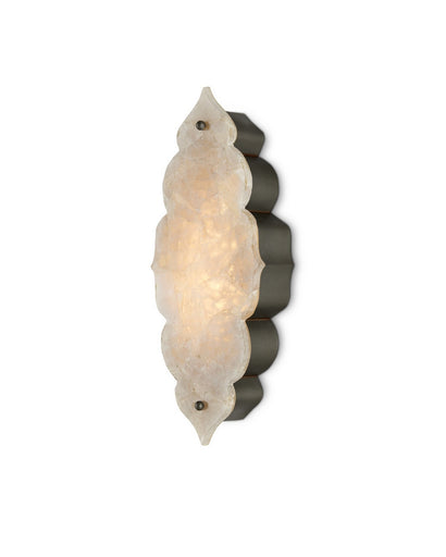 Andalucia LED Wall Sconce Natural Stone/Hiroshi Gray/Sugar White