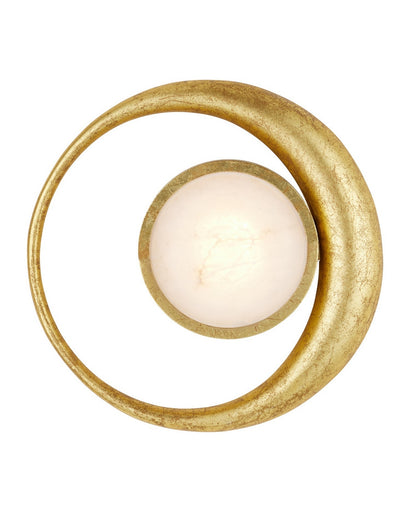 Muluk LED Wall Sconce Gold Leaf/White