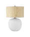 Currey and Company - 6000-1008 - One Light Table Lamp - Zena - Textured White