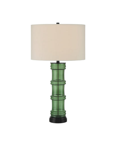Balsam One Light Table Lamp Green/Glossy Black