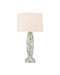 Currey and Company - 6000-1013 - One Light Table Lamp - Motte - White/Green/Pale Pink/Clear