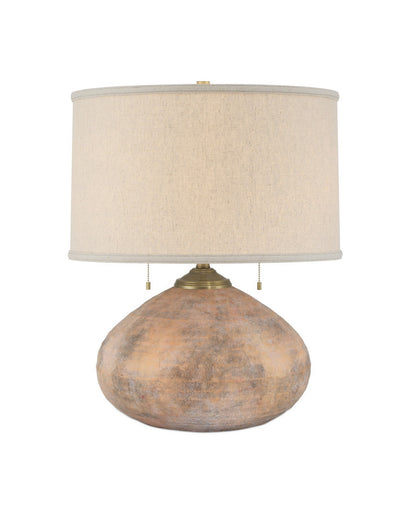 Kenmare Two Light Table Lamp Textured Antique Brown