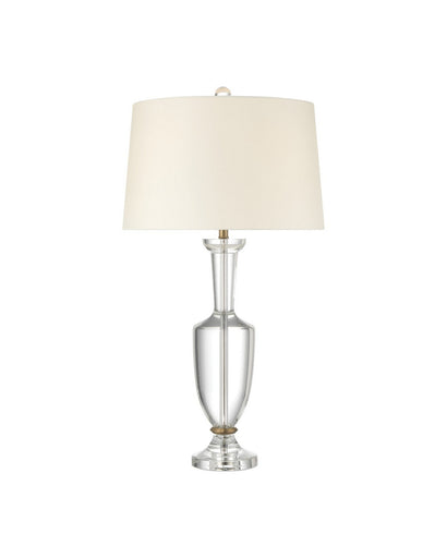 Classico One Light Table Lamp Clear/Natural Brass