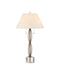 Currey and Company - 6000-1018 - Two Light Table Lamp - Mizner - Antique Brass/Clear